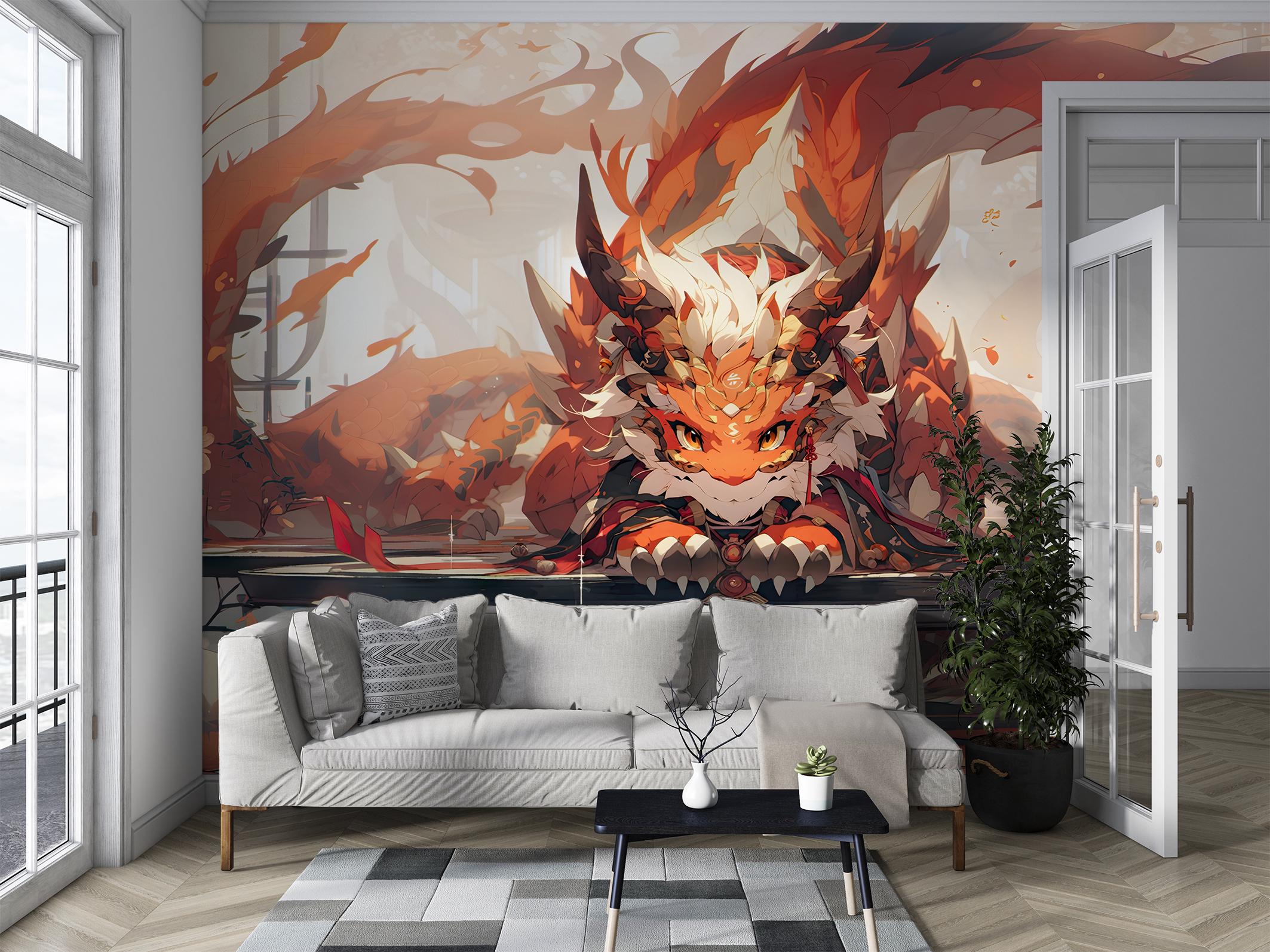 Фотообои флизелиновые Upstream Японский дракон защитник 230х153 см (S5KID-073/3) - фото 8 Фотообои флизелиновые Upstream Японский дракон защитник 230х153 см (S5KID-073/3) - фото 8