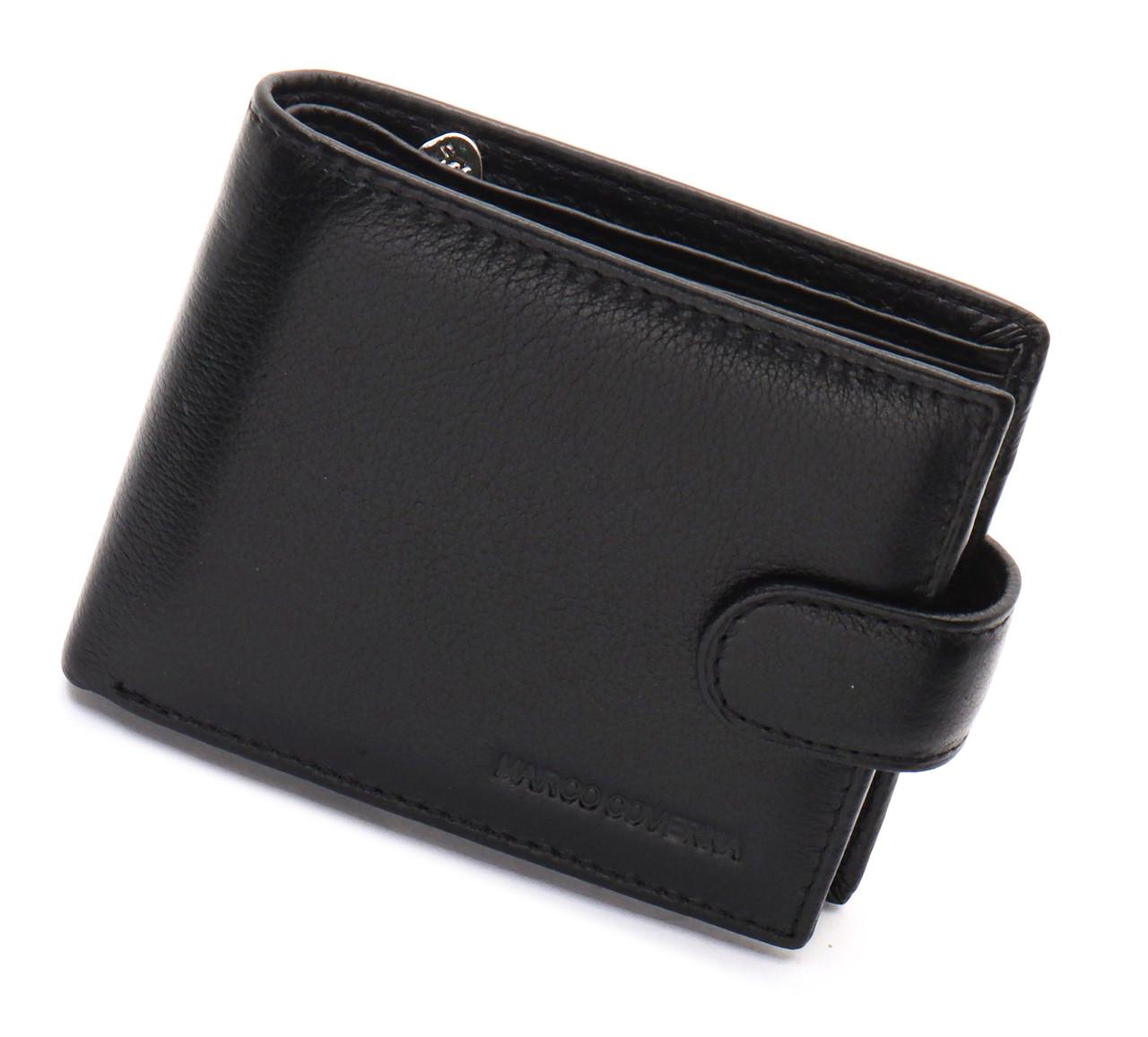 Классическое портмоне Marco Coverna из натуральной кожи Черный (MC-2003-1) - фото 3 Классическое портмоне Marco Coverna из натуральной кожи Черный (MC-2003-1) - фото 3