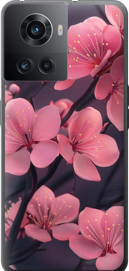 Чехол на OnePlus Ace Пурпурная сакура (6075u-2953-42517)