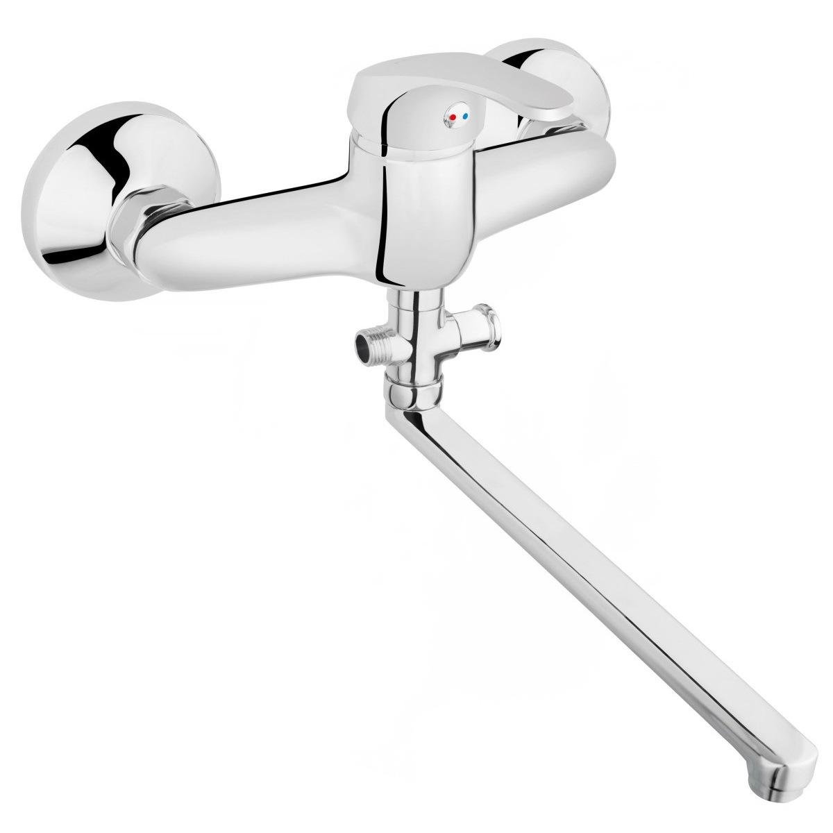 Смеситель для ванны Ferro Basic BBC5A однорычажный Хром (175050)