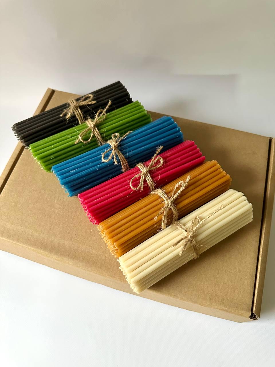 Набор свечей №100 Разноцветный (1041) Набор свечей №100 Разноцветный (1041)