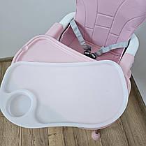 Стільчик крісло для годування AVKO 001 Pink - фото 3 Стільчик крісло для годування AVKO 001 Pink - фото 3