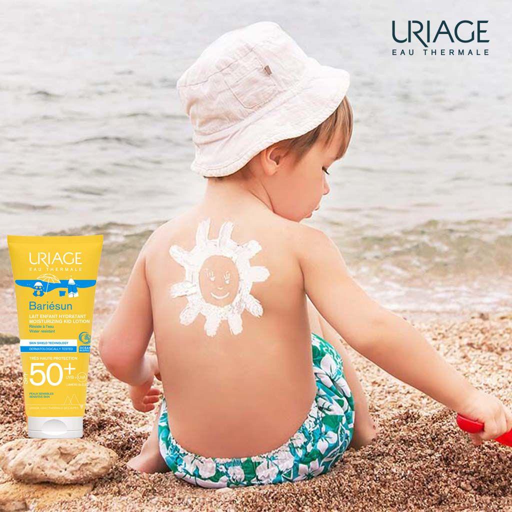 Солнцезащитное молочко для детей Uriage Bariésun Lait Enfant Hydratant Très Haute Protection SPF50+ 100 ml - фото 2