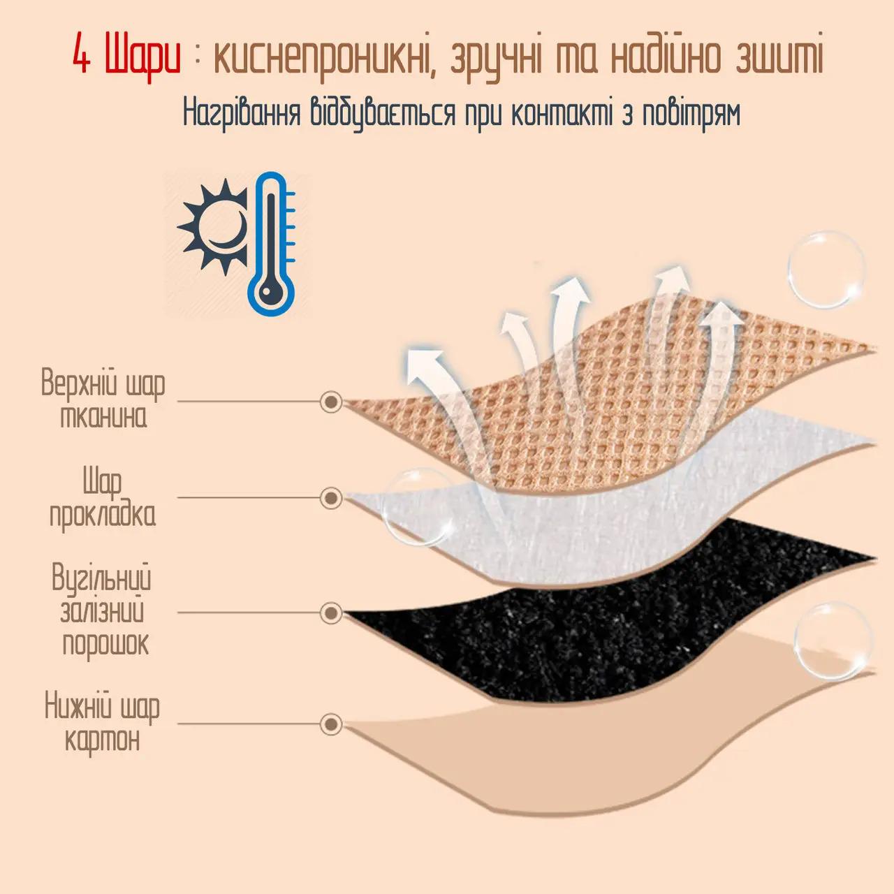 Стельки с подогревом химическая грелка для ног р. 40-43 - фото 4