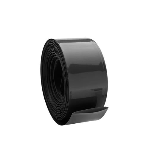 Термоусадочная трубка ПВХ 80x0,1 мм 1 м Черный (524-cd905)