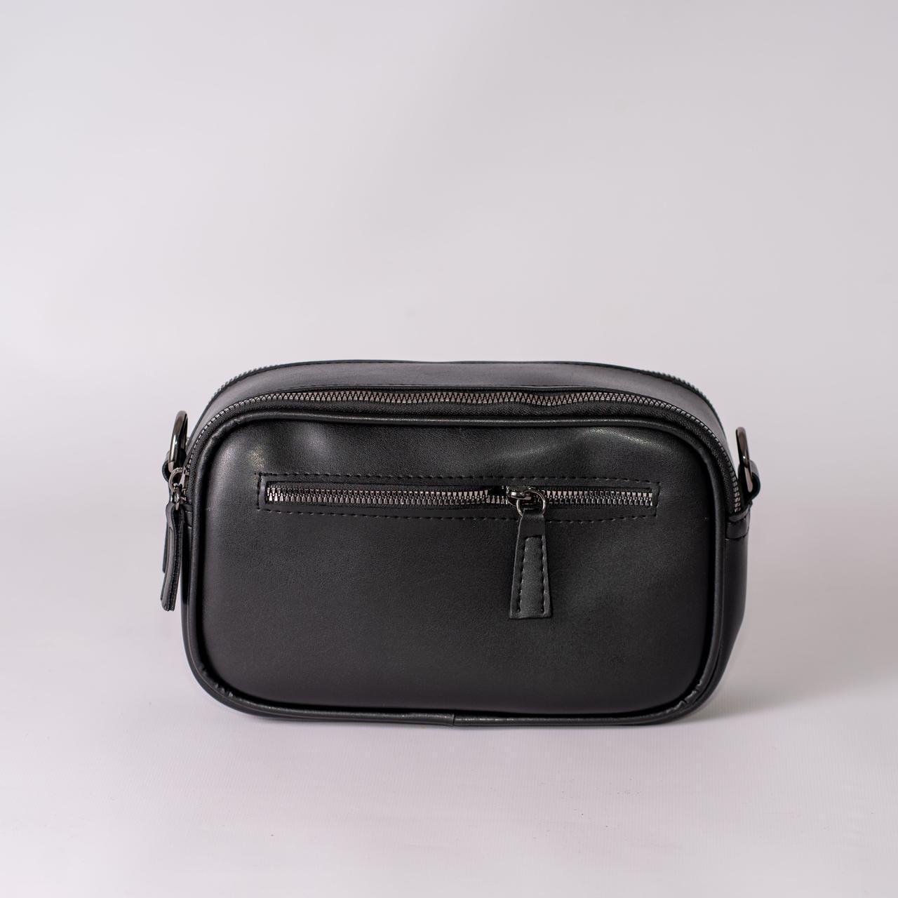 Сумка женская кросс-боди XENIA № 43-24 из эко-кожи Черный - фото 3 Сумка женская кросс-боди XENIA № 43-24 из эко-кожи Черный - фото 3