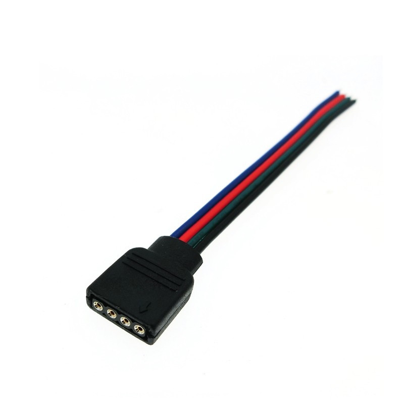 Разъем для RGB ленты 4pin мама (28565) Разъем для RGB ленты 4pin мама (28565)