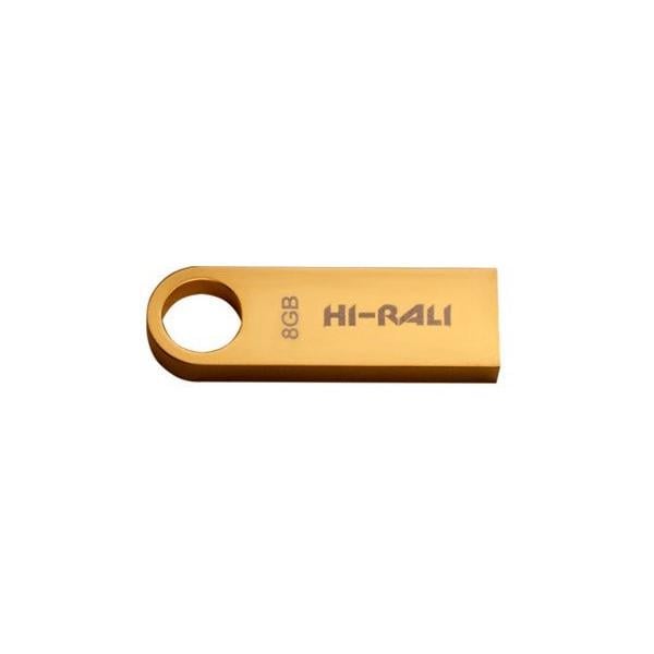 Флешка Hi-Rali USB 8GB Shuttle Series Gold (HI-8GBSHGD)