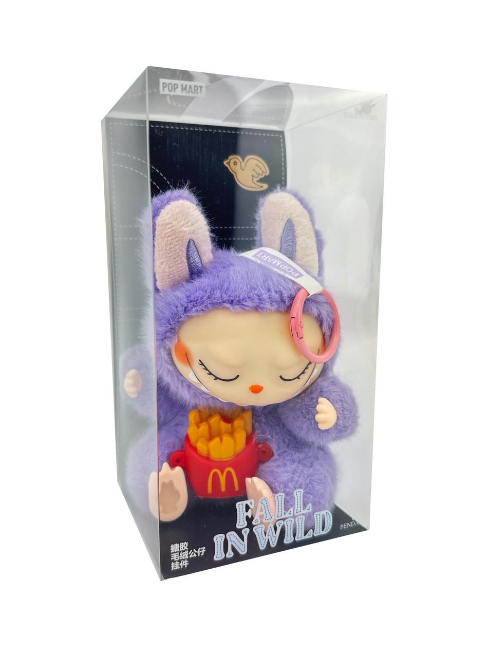 М'яка іграшка-брелок Лабубу 16 см Фіолетовий (27877792) - фото 3 М'яка іграшка-брелок Лабубу 16 см Фіолетовий (27877792) - фото 3