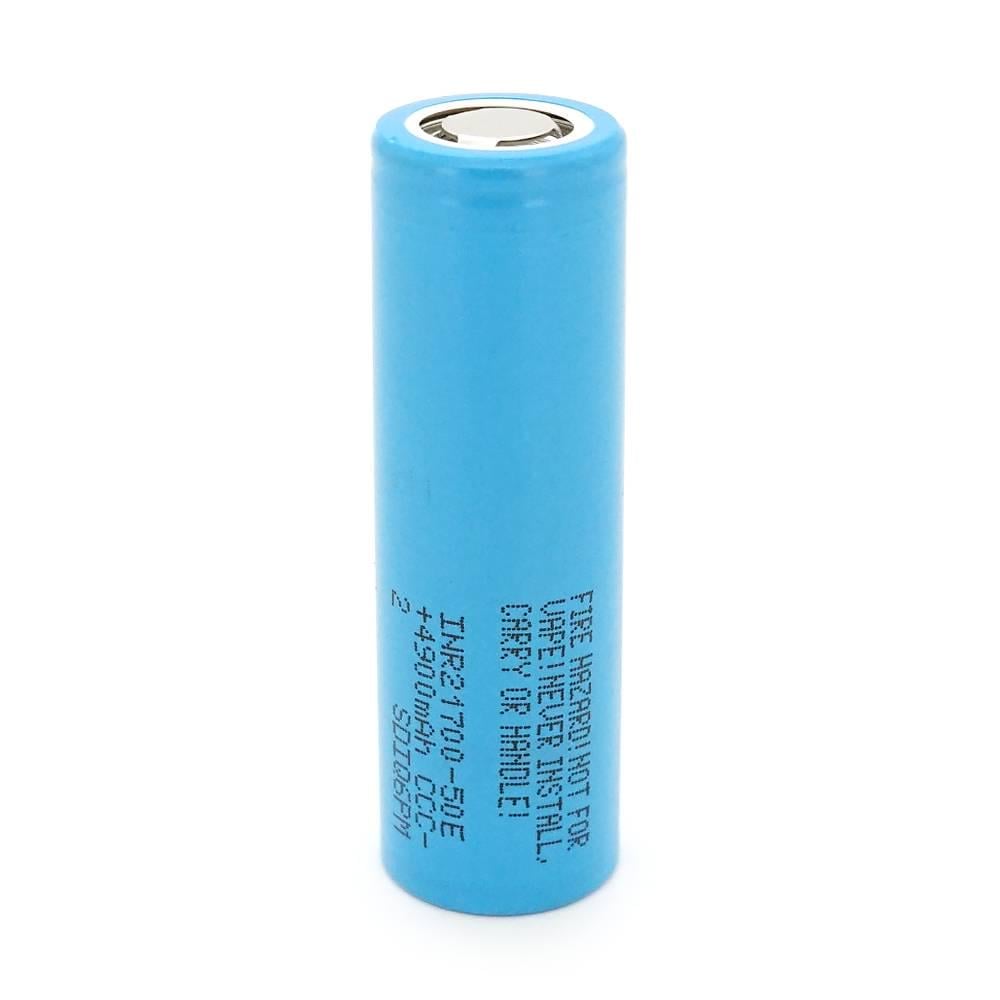 Акумулятор 21700 Li-Ion Samsung INR21700-50E 4900mAh 10A 4,2/3,6/2,5V Blue (32412)