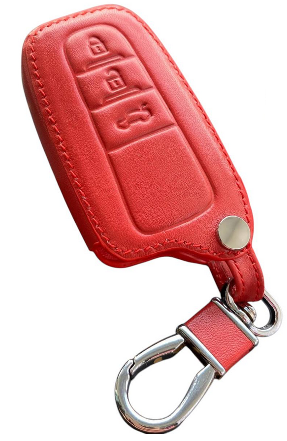 Чехол кожаный для ключа Toyota (to4ler2b)