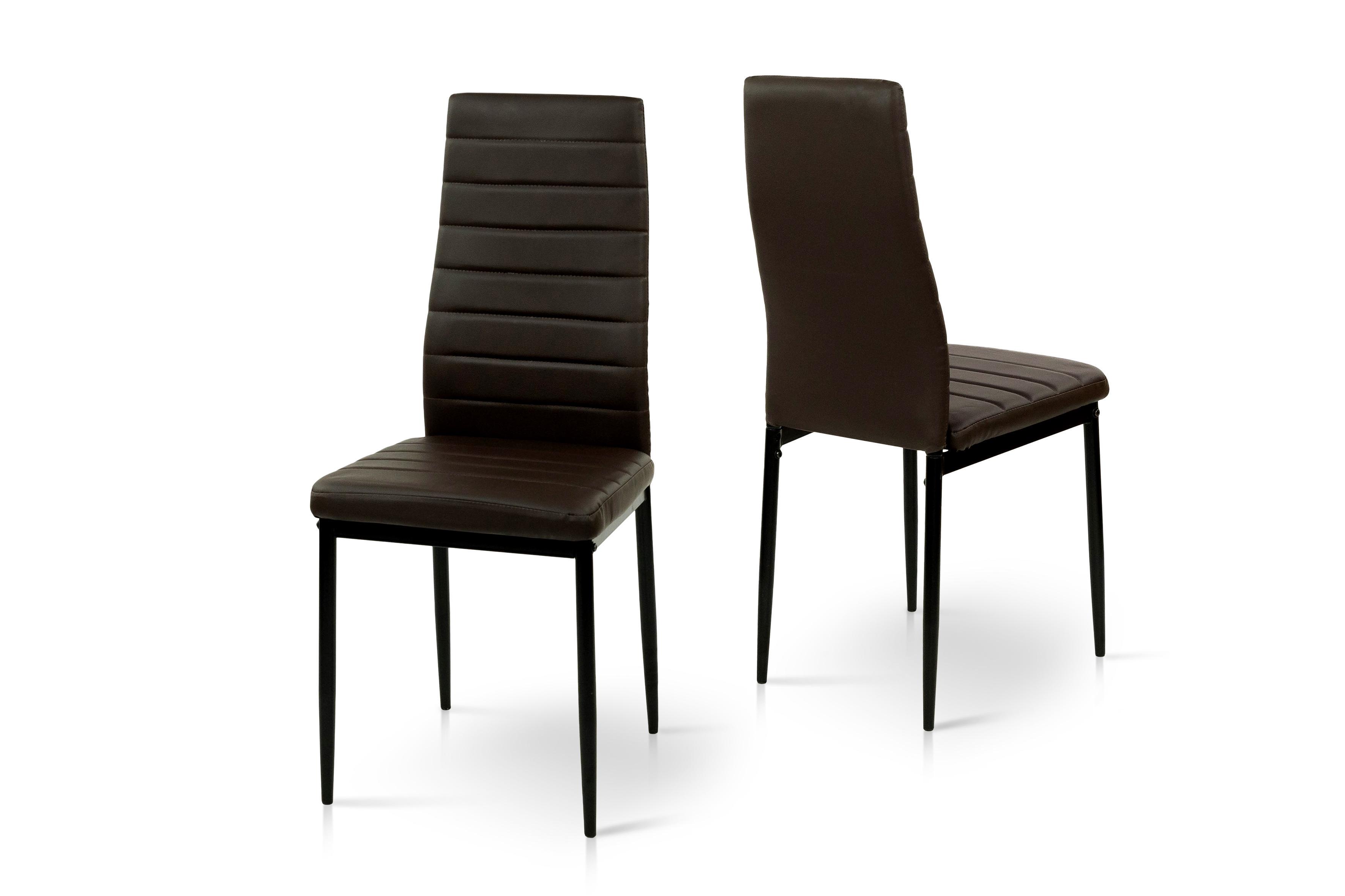 Стілець для кухні та вітальні ГРЕЙС Ріо 390х960х530 мм Чорний/Темний шоколад (GAА0056265) - фото 5 Стілець для кухні та вітальні ГРЕЙС Ріо 390х960х530 мм Чорний/Темний шоколад (GAА0056265) - фото 5