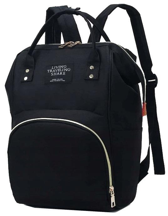Рюкзак-сумка для мами Living Traveling Share 12 л Чорний (xj3702 black)