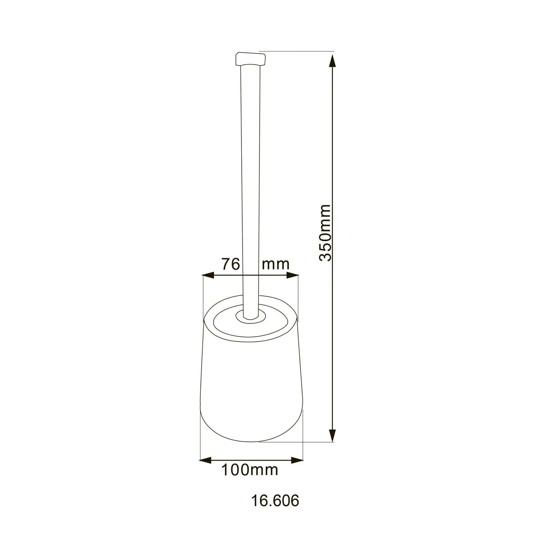 Йоржик підлоговий HOTEC 16.606 Stainless Steel (GSR-000020517) - фото 3