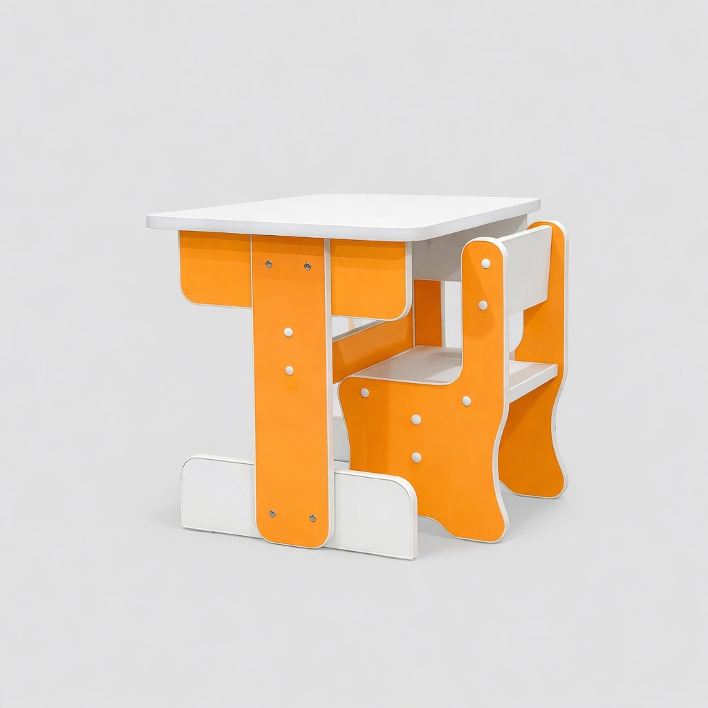 Детский комплект стол и стул LITTLYOU от 2 до 5 лет Orange