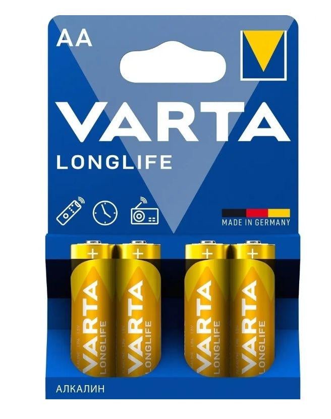 Батарейка Varta Longlife AA 4 шт.
