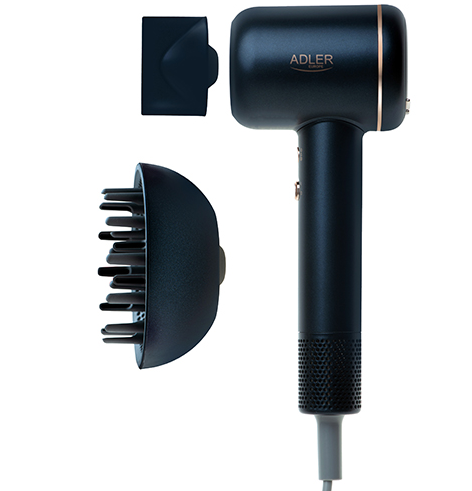 Фен Adler AD 2270 SUPERSPEED з іонізацією та змінною температурою Синій Фен Adler AD 2270 SUPERSPEED з іонізацією та змінною температурою Синій