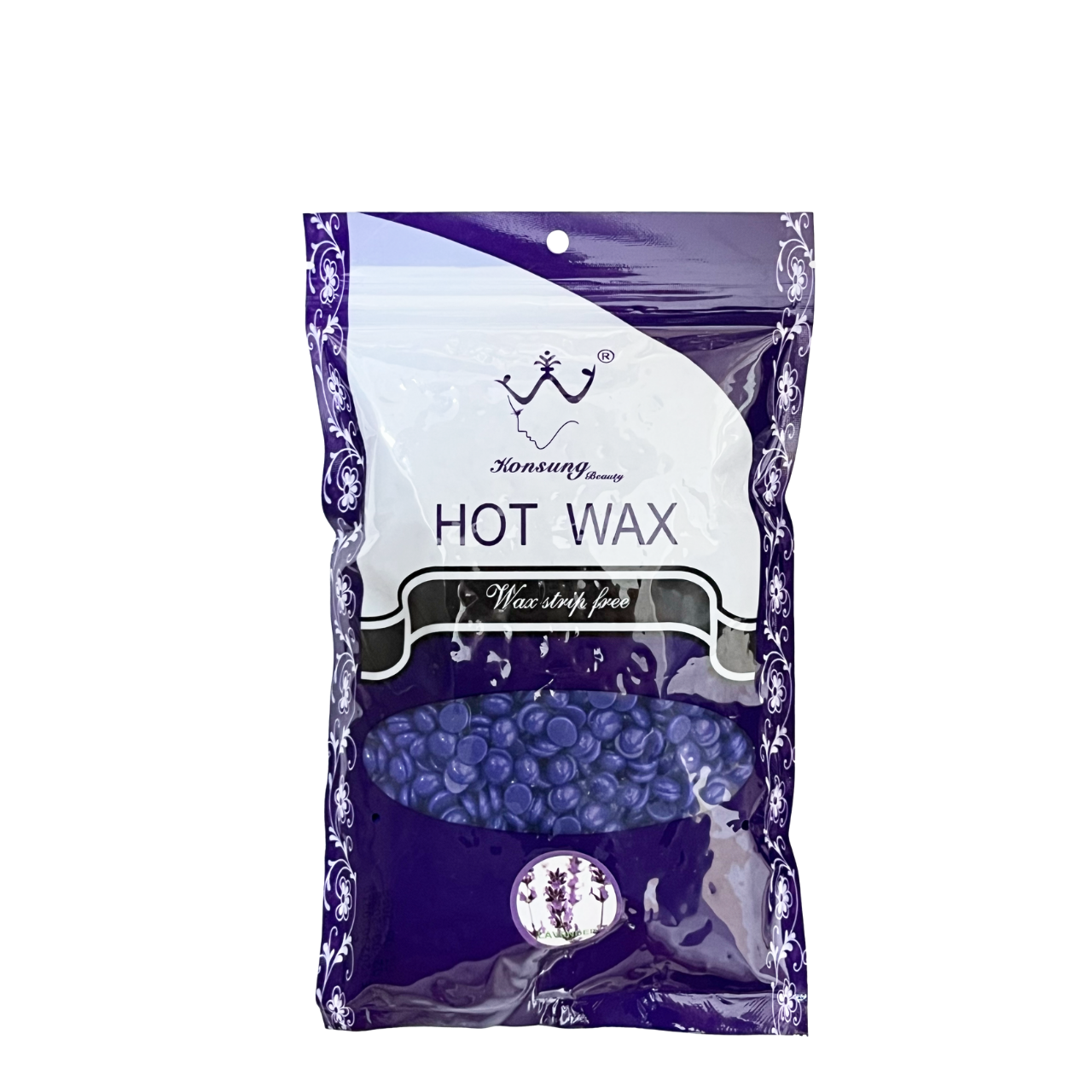 Воск пленочный для депиляции Konsung Hot Wax Lavender в гранулах 300 г