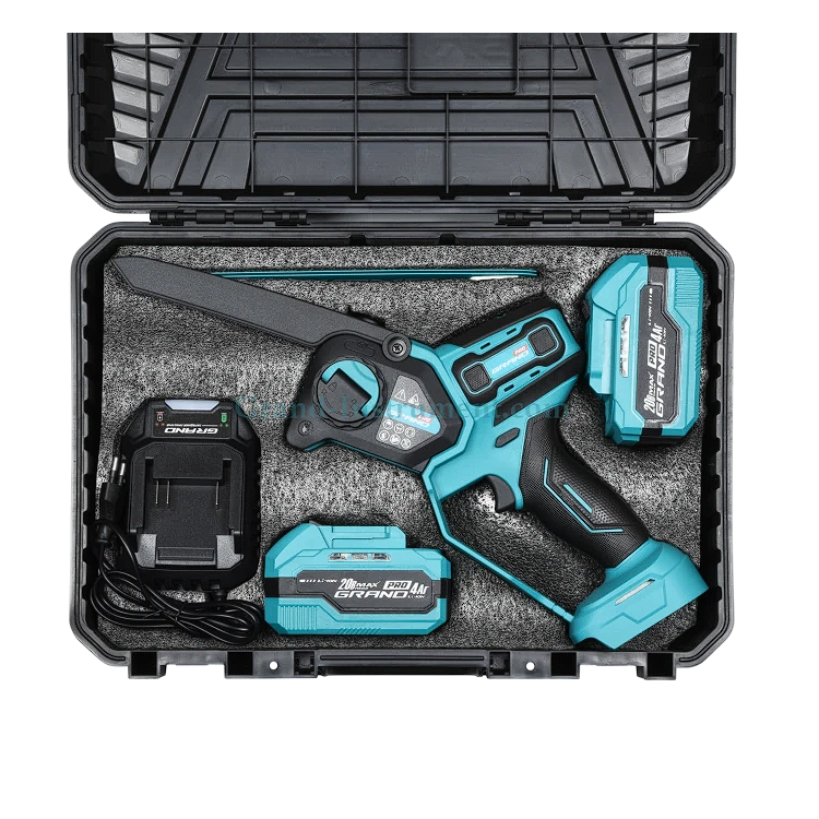 Пила цепная аккумуляторная Grand АПЦ-8HS/4-2 2 шины/2 цепи кейс 2 АКБ - фото 3