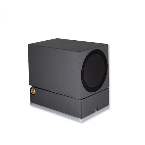 Светильник уличный настенный master LED Rhino mL-0943 1хGU10 IP44 накладной алюминий закаленное стекло Черно-серый