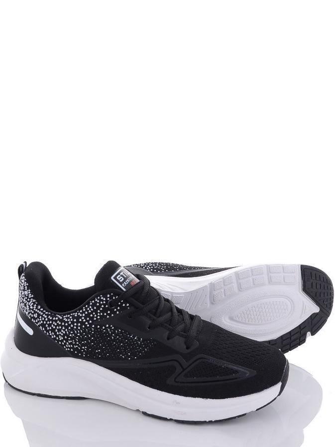 Кроссовки текстильные Stilli HN269-2 р. 45 Черно-белый