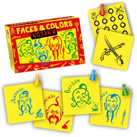 Настільна гра "Козаки" MKZ0818 картки та 20 пластикових фішок (8123)