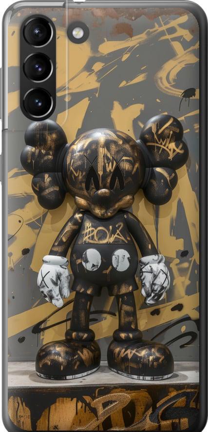 Чехол на Samsung Galaxy S21 Plus Bronze kaws (6097u-2115-42517)