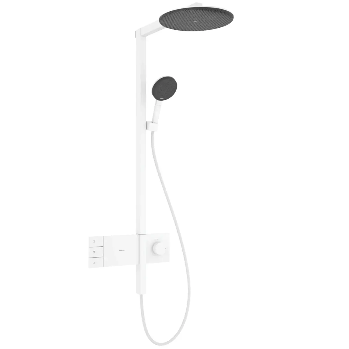 Душевая система Hansgrohe Raindance Alive S 300 2jet ShowerSelect Comfort с термостатом металл Белый матовый (24595700)