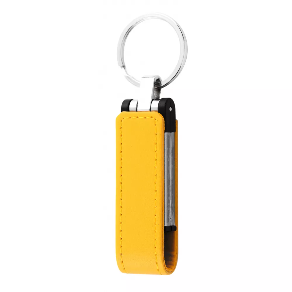 Флеш-память Leather Type With Ring 16 Гб USB 3.0 Yellow