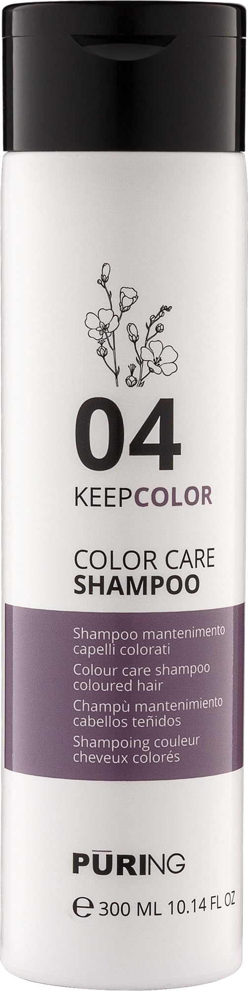 Шампунь для підтримки кольору фарбованого волосся Puring 04 KEEPCOLOR 300 мл (8470)