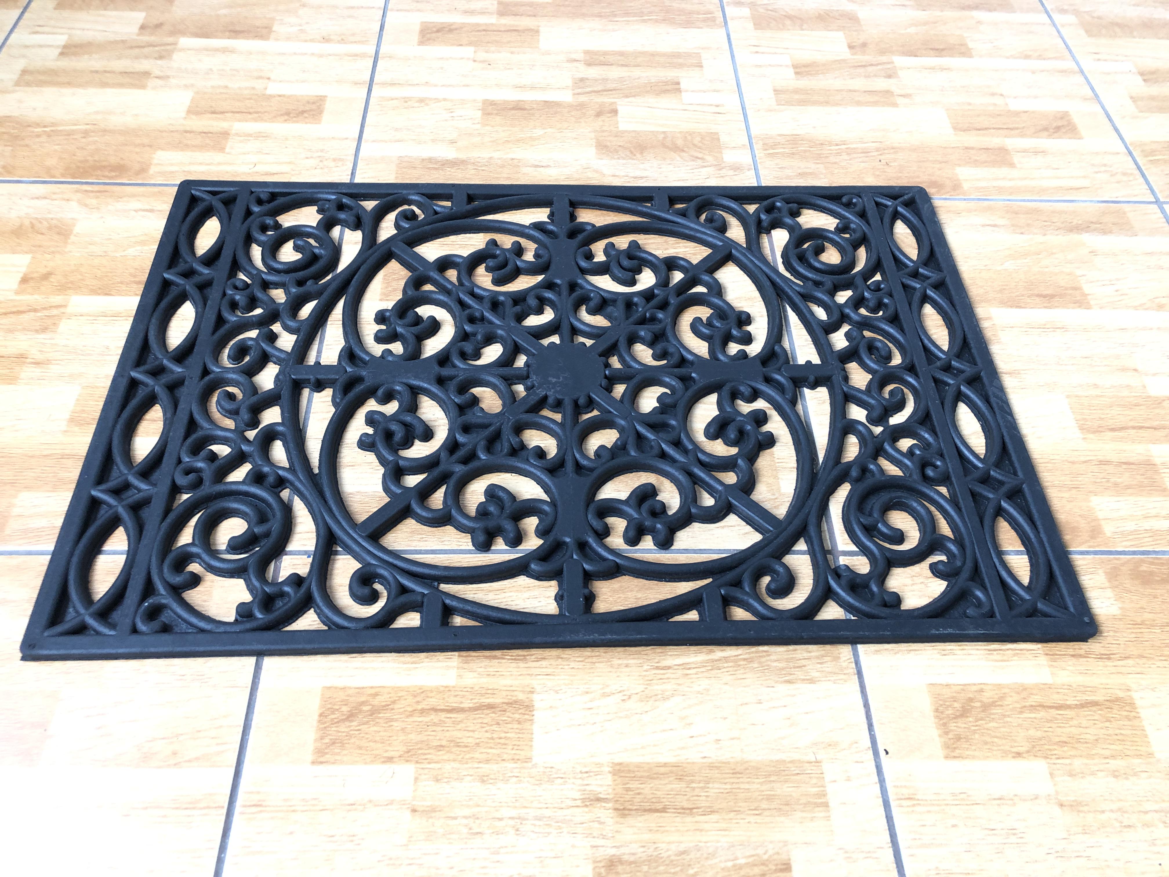 Коврик на порог Монако резиновый ажурный 460х600 мм - фото 4 Коврик на порог Монако резиновый ажурный 460х600 мм - фото 4