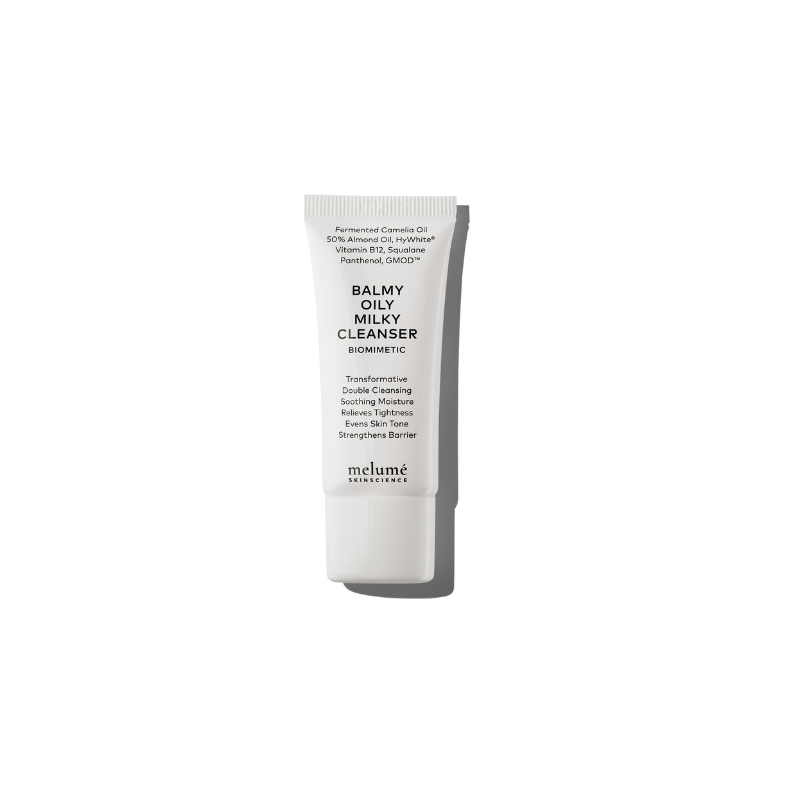 Осветительный увлажняющий бальзам для очищения кожи Melumé Balmy Oily Milky Cleanser 20 мл