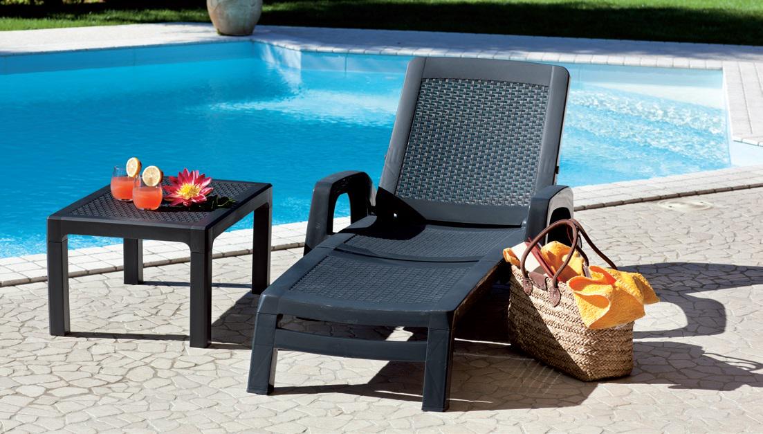 Лежак Bica MIAMI Антрацит (1535) - фото 4 Лежак Bica MIAMI Антрацит (1535) - фото 4