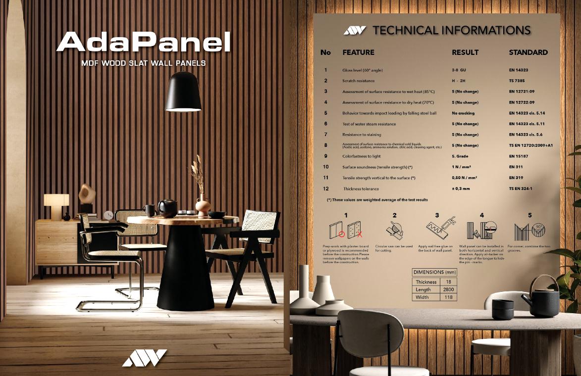 Стеновая панель реечная AdaPanel APM-503 Soft Touch MDF 280х12х1,8 см (13457652) - фото 10