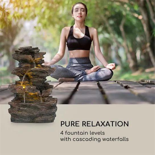 Фонтан Blumfeldt Messina Kaskadenbrunnen Solarbrunnen декоративний з сонячною батареєю 200 л/год (10034734) - фото 4 Фонтан Blumfeldt Messina Kaskadenbrunnen Solarbrunnen декоративний з сонячною батареєю 200 л/год (10034734) - фото 4