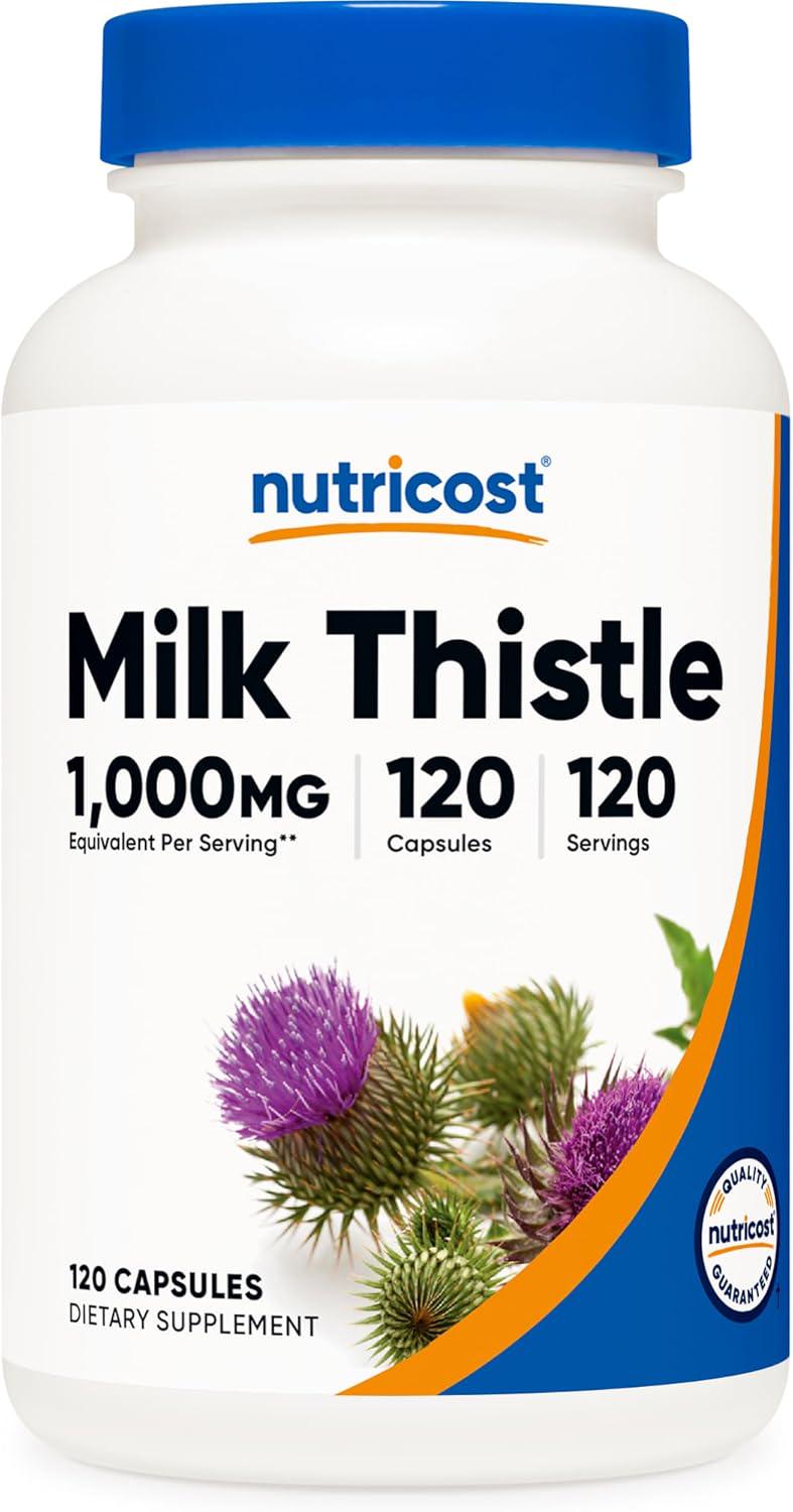 Расторопша Nutricost Milk Thistle 120 кап. 1000 мг