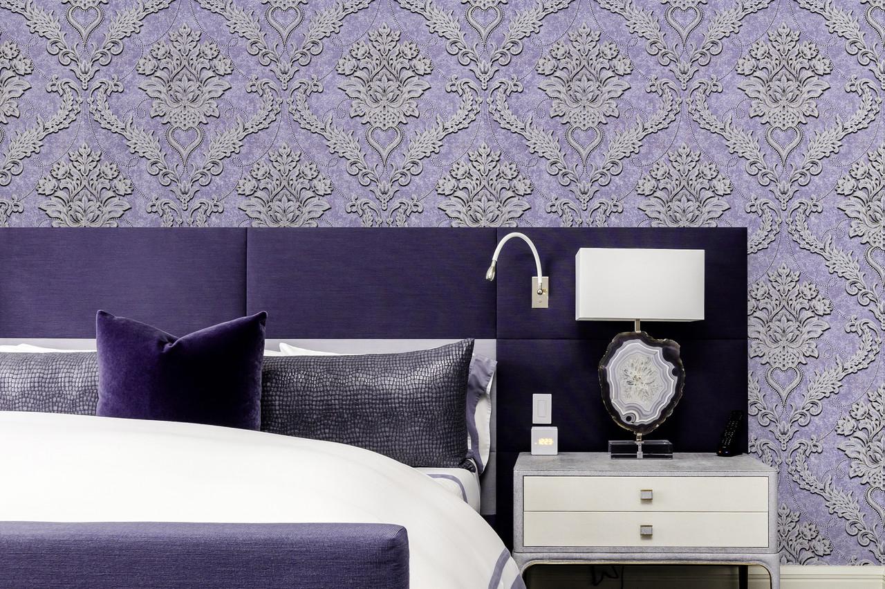 Шпалери універсальні LS 10,05х1,06 м Фіолетовий (1593/6) - фото 4 Шпалери універсальні LS 10,05х1,06 м Фіолетовий (1593/6) - фото 4