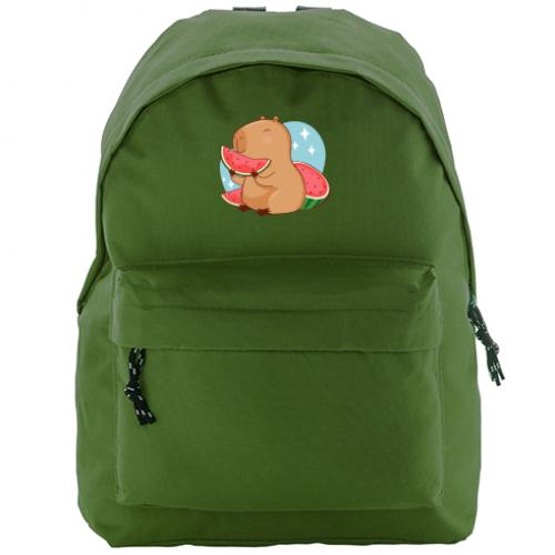 Городской рюкзак Compact Капибара с арбузом (17874552-29-204138)