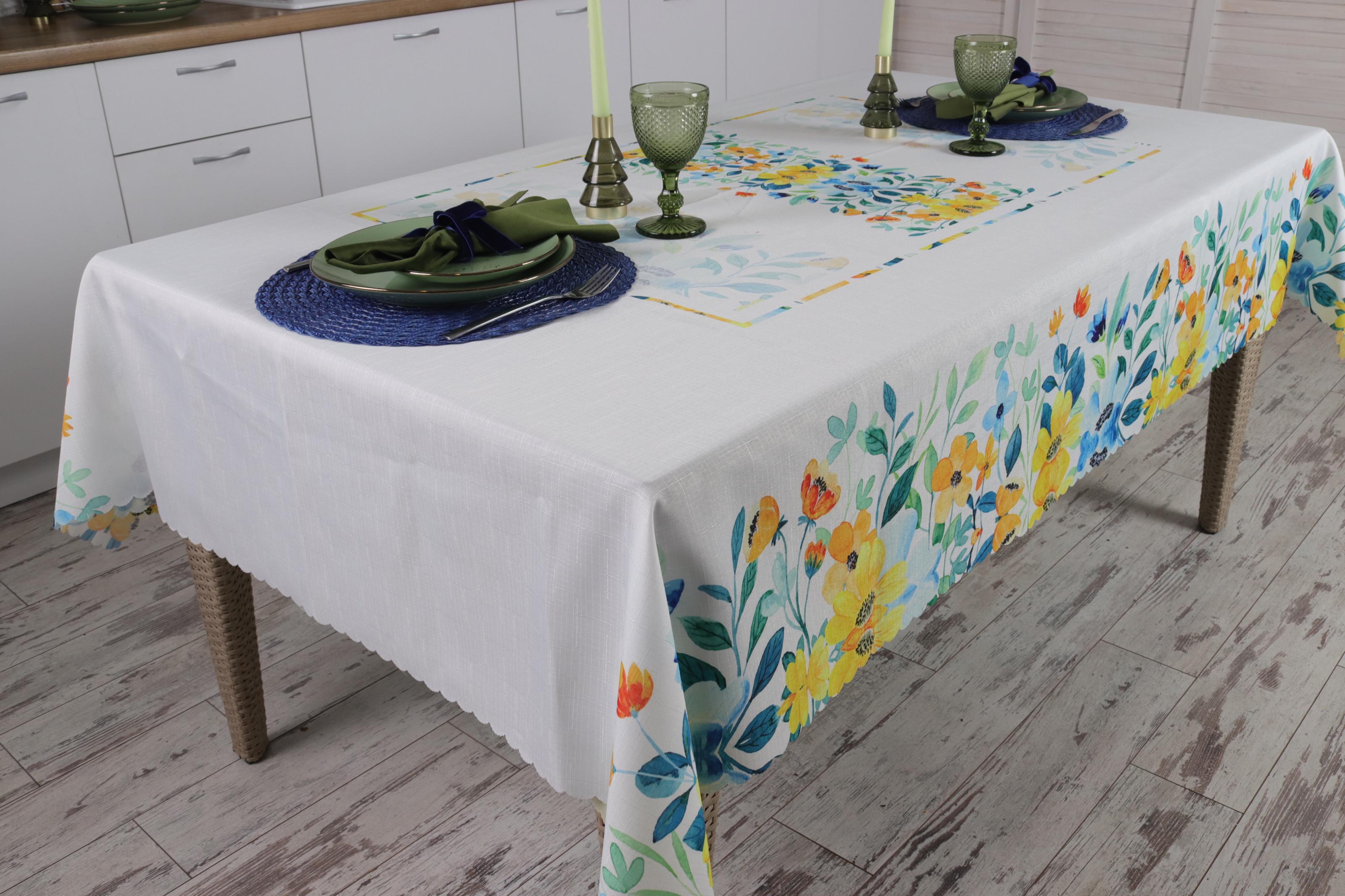 Скатерть кухонная Tropik Golden Laurel 140x220 см (8828-6) - фото 2