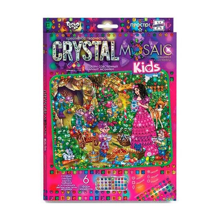 Набір креативної творчості Danko Toys Kids Crystal Mosaic CRMk-01-07 6 форм елементів (RLT46932)