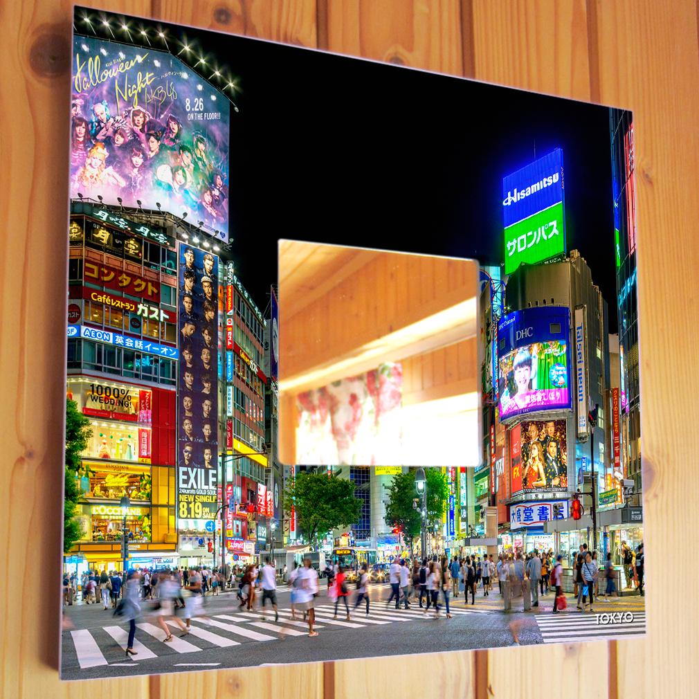 Зеркало декоративное Токио Япония 260х260 мм (M04083)