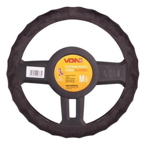 Чехол для руля VLOD-AL2705 BK M алькантара БО Черный (2335028149)