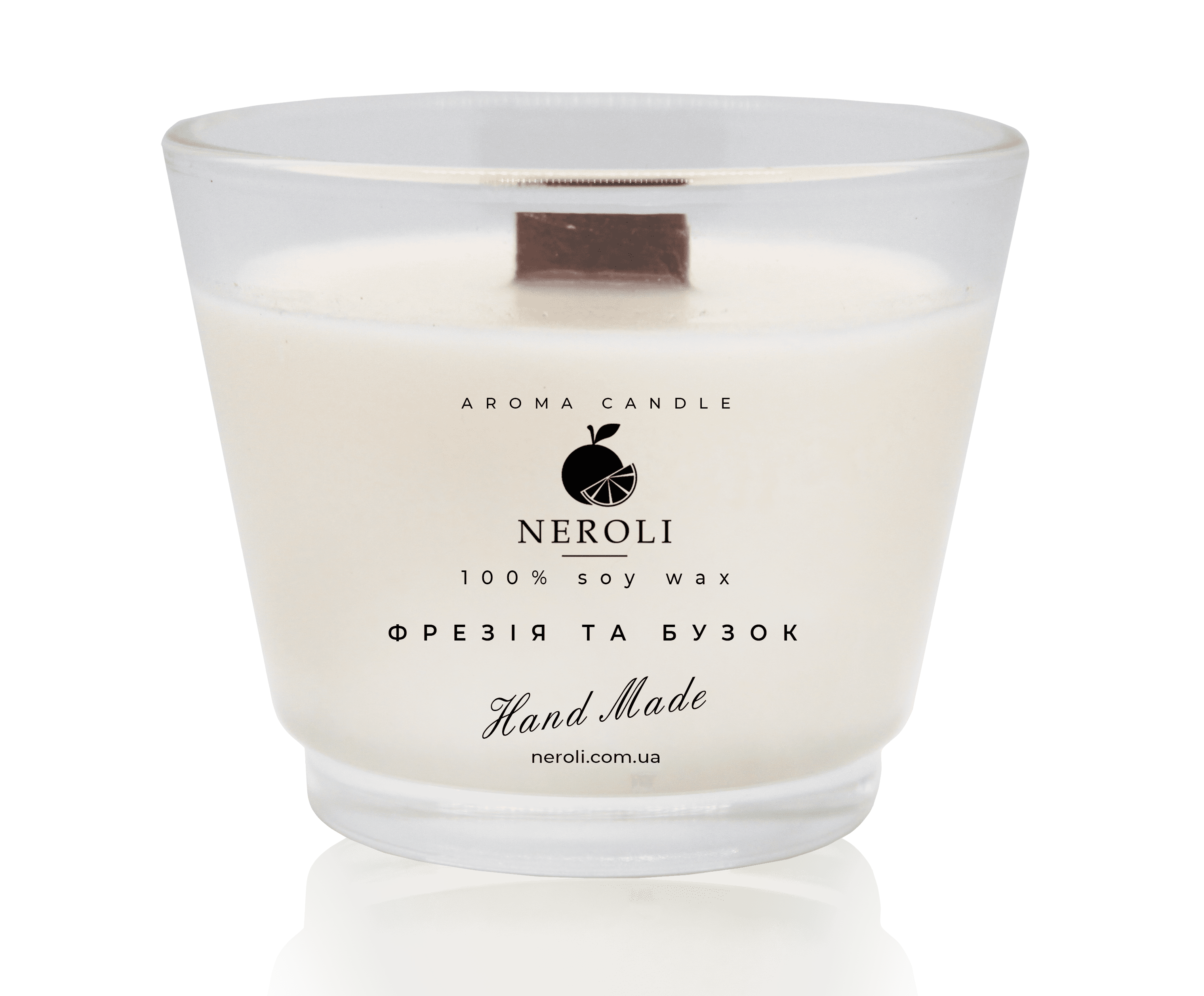 Аромасвічка соєва NEROLI Фрезія та Бузок Crystal Grace 100 мл
