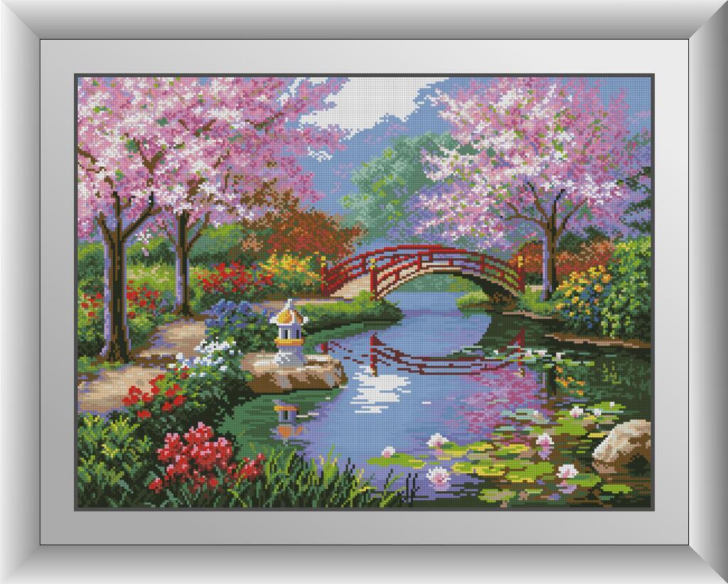 Алмазная мозаика Dream Art Японский сад 48x64 см (DA.30032)