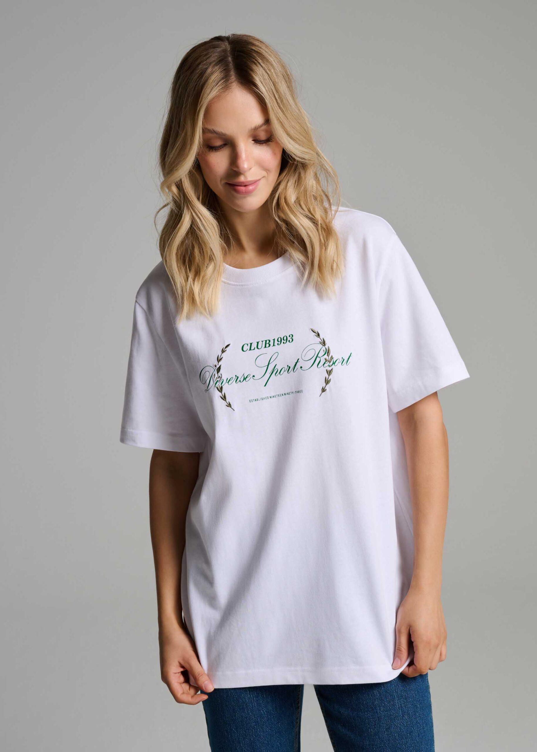 Футболка женская Diverse HAMMA L Белый (5905384121158) Футболка женская Diverse HAMMA L Белый (5905384121158)