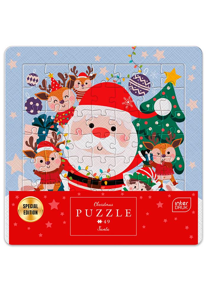 Пазли тришарові InterDRUK Christmas Santa 49 шт. (376305)