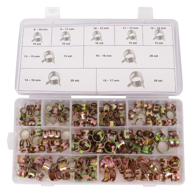 Набор хомутов пружинных Falon-Tech универсальные (23133384) - фото 4 Набор хомутов пружинных Falon-Tech универсальные (23133384) - фото 4