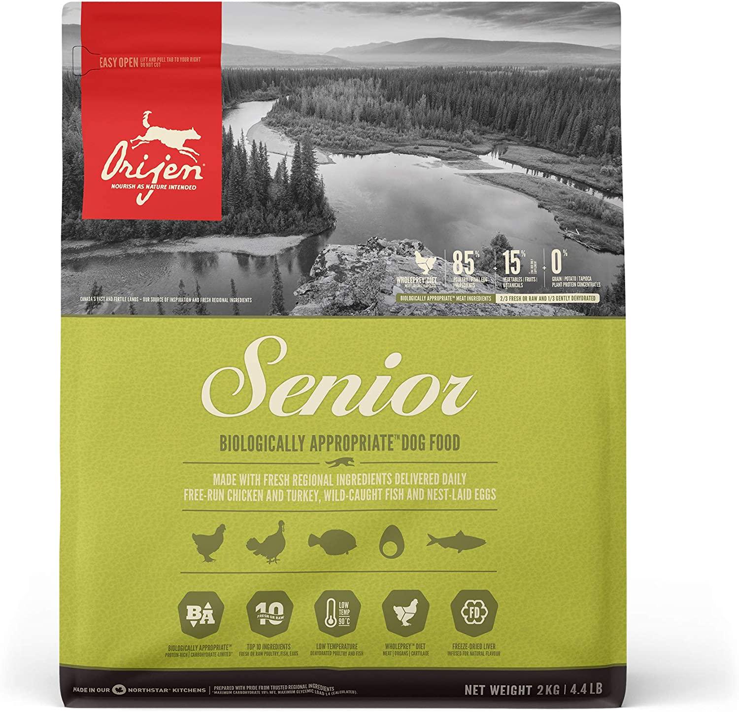 Корм беззерновий Orijen Senior для літніх собак усіх порід 2 кг (26404)