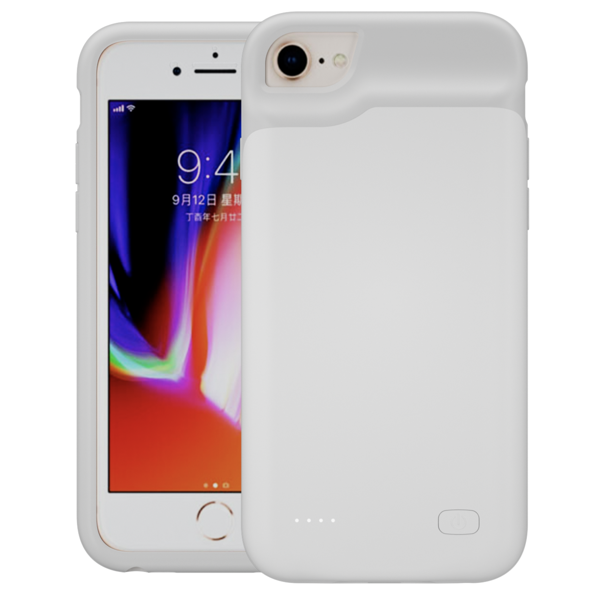 Чохол акумулятор iBattery для iPhone 6/6s/7/8 6000 mAh white