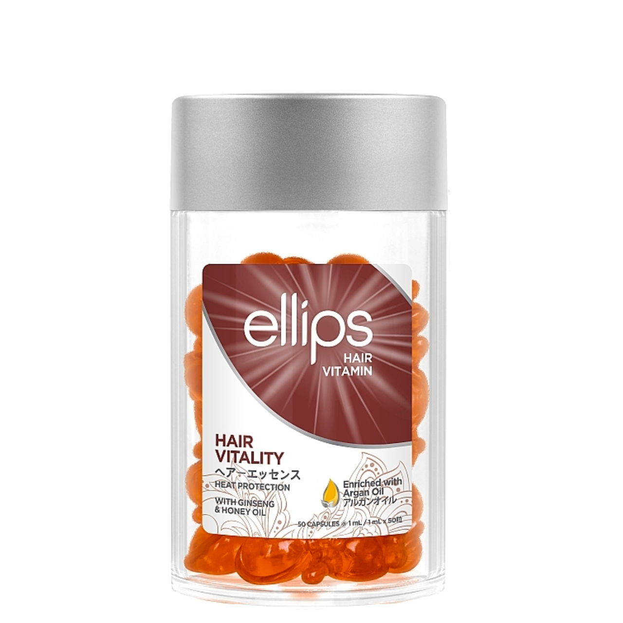 Вітаміни для волосся Ellips Hair Vitamin Hair Vitality With Ginseng & Honey Oil 50 шт. х 1 мл (1813118777)